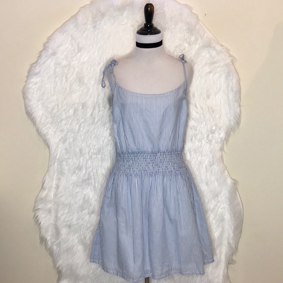 J.Crew Striped smocked-waist dress - Picture 2 of 7